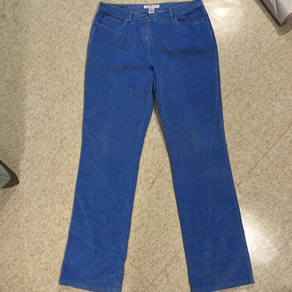 Saks Real Clothes corduroy jeans/ cornflower blue